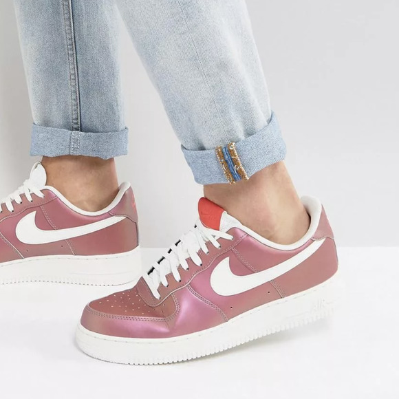 Nike Other - Nike Air Force 1 '07 LV8 Track Red Pink Summit White Women's Size 9